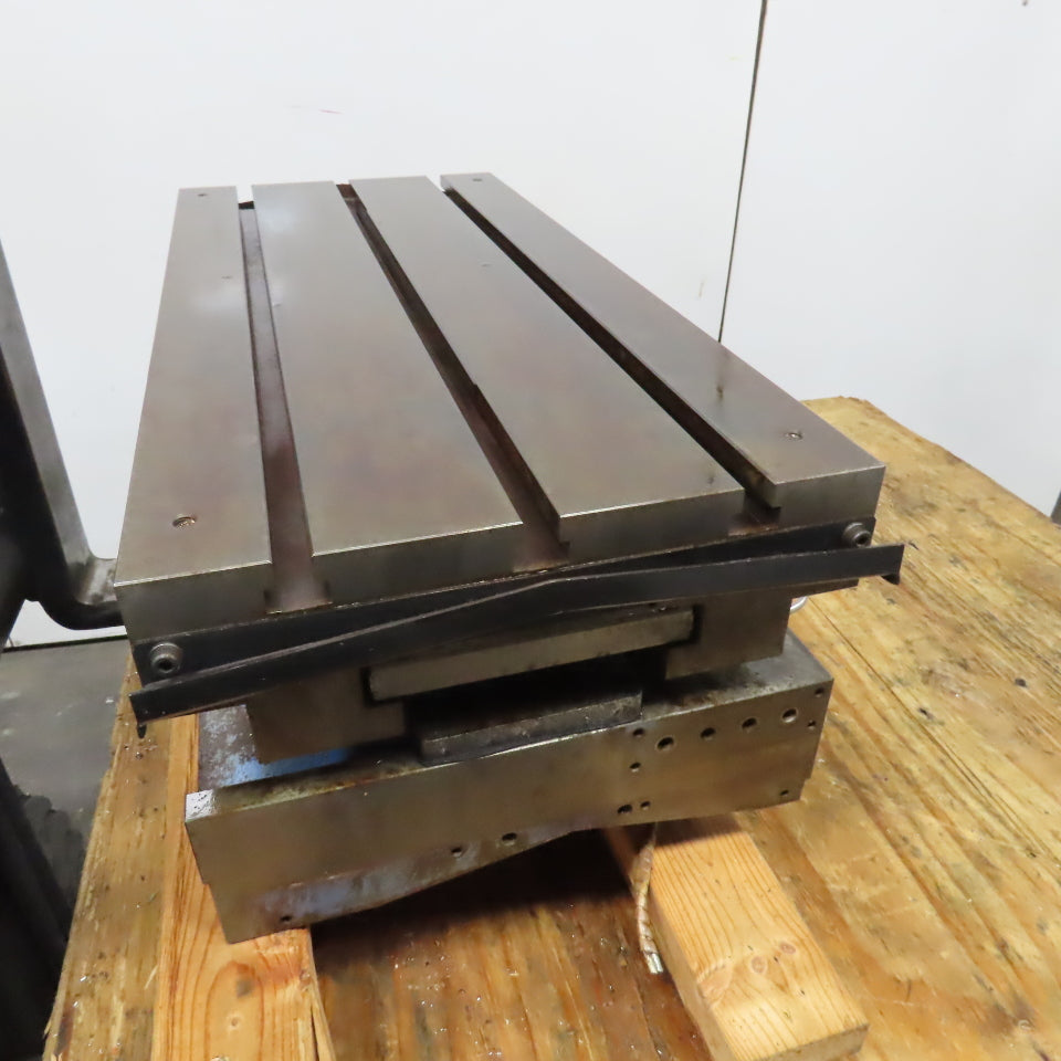 Mazak V-414 16" x 35-3/8" T-Slot Machine Set Up Work Holding Table