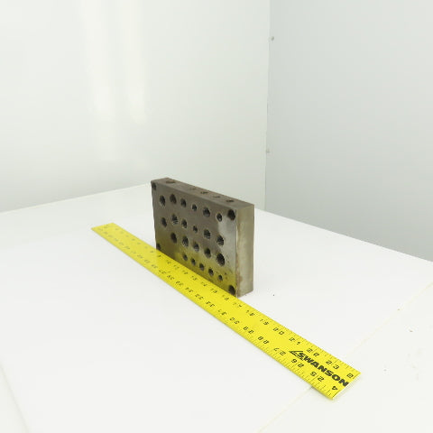 27 Port Hydraulic Manifold Subplate Mounting Block 1/2",3/8",1/4"