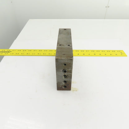 21 Port Hydraulic Manifold Subplate Mounting Block 1/2",3/8",1/4"