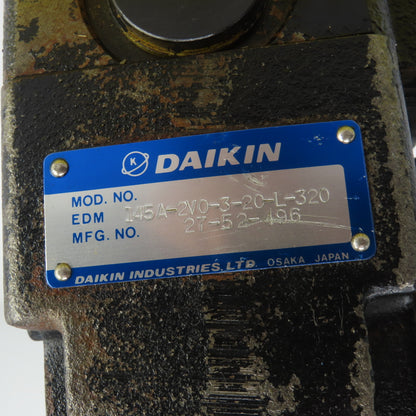 Daikin 27-52-496 145A-2V0-3-20-L-320 Hydraulic Motor 1" Shaft