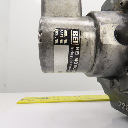 Mitsubishi 7055-3 HA203CBS Permanent Magnet AC Servo Motor W/Encoder 125Y-SD