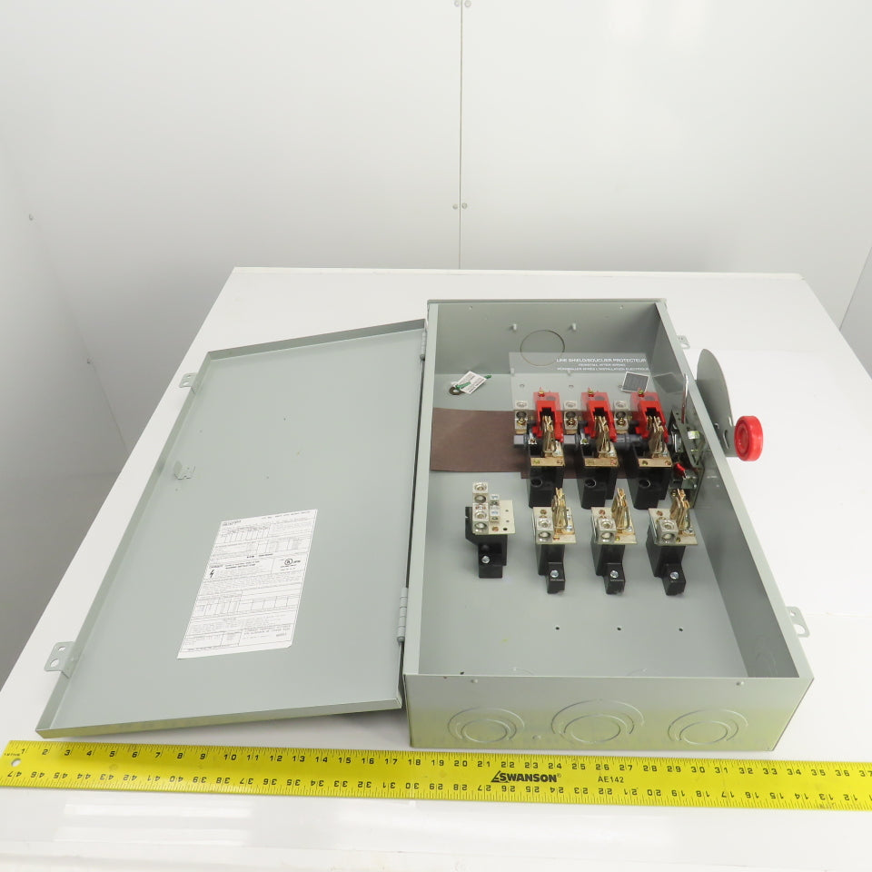 Eaton DH324NRK 200A Heavy Duty Fusible Safety Disconnect Switch 120/240VAC 3REnc