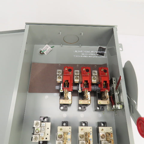 Eaton DH324NRK 200A Heavy Duty Fusible Safety Disconnect Switch 120/240VAC 3REnc