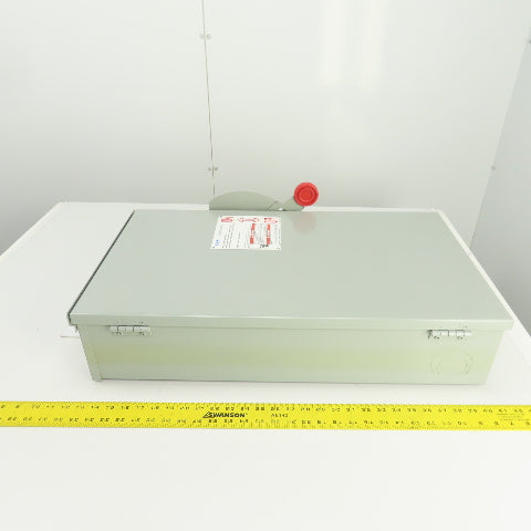 Eaton DH324NRK 200A Heavy Duty Fusible Safety Disconnect Switch 120/240VAC 3REnc