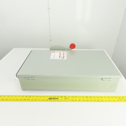 Eaton DH324NRK 200A Heavy Duty Fusible Safety Disconnect Switch 120/240VAC 3REnc