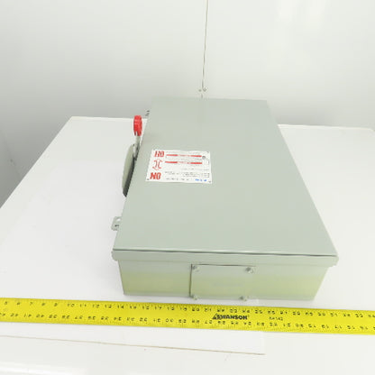 Eaton DH324NRK 200A Heavy Duty Fusible Safety Disconnect Switch 120/240VAC 3REnc