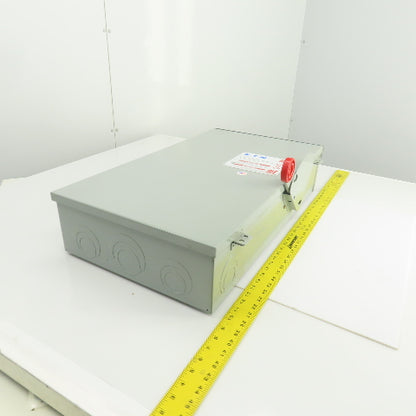 Eaton DH324FRK 200A Heavy Duty Fusible Safety Disconnect Switch 240VAC 250VDC