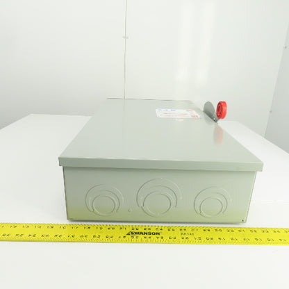 Eaton DH324FRK 200A Heavy Duty Fusible Safety Disconnect Switch 240VAC 250VDC
