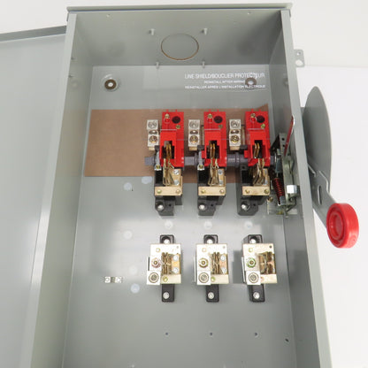 Eaton DH324FRK 200A Heavy Duty Fusible Safety Disconnect Switch 240VAC 250VDC