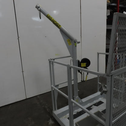 Uni-Hoist 48" x 48" Arial Basket Man Fork Lift Hoist Confined Space 350# Cap.