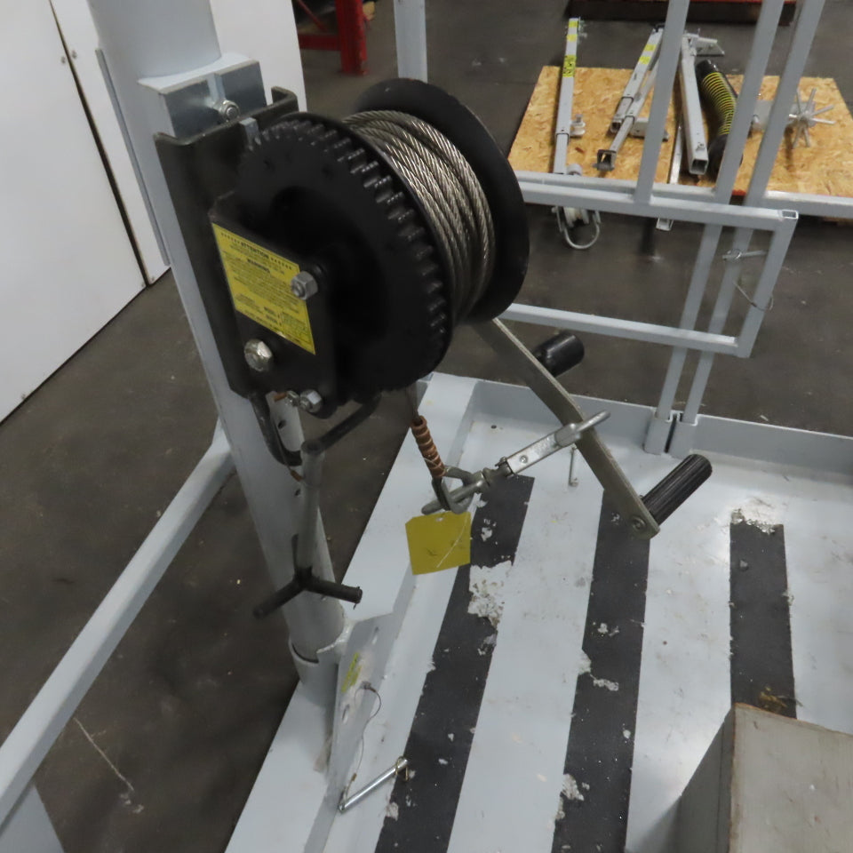 Uni-Hoist 48" x 48" Arial Basket Man Fork Lift Hoist Confined Space 350# Cap.