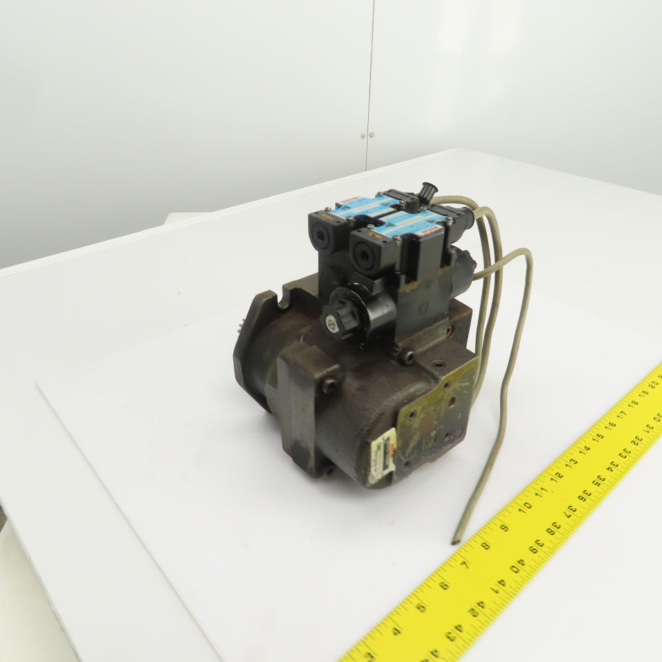 Nachi 2Y00015 PI-0B-87-2TSLL1-1486A Hydraulic Index Motor W/2 Solenoid Valves