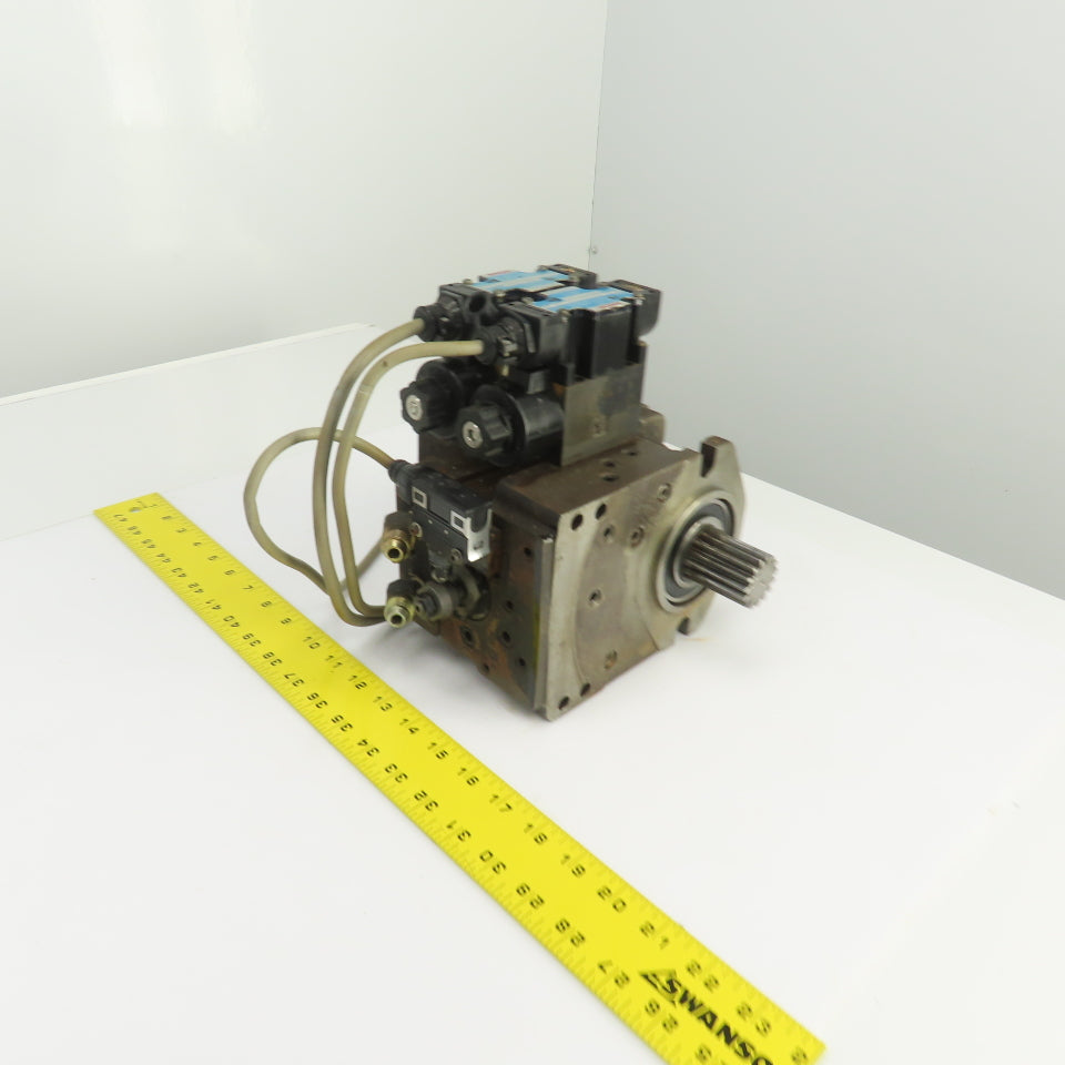 Nachi 2Y00015 PI-0B-87-2TSLL1-1486A Hydraulic Index Motor W/2 Solenoid Valves