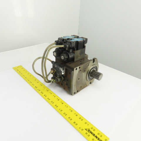 Nachi 2Y00015 PI-0B-87-2TSLL1-1486A Hydraulic Index Motor W/2 Solenoid Valves