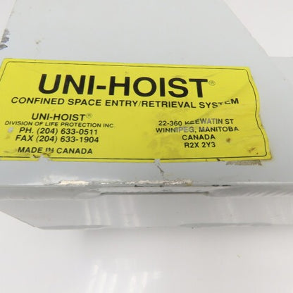 Uni-Hoist US105-UW Confined Space Horizontal Retriever Winch Holder Bracket