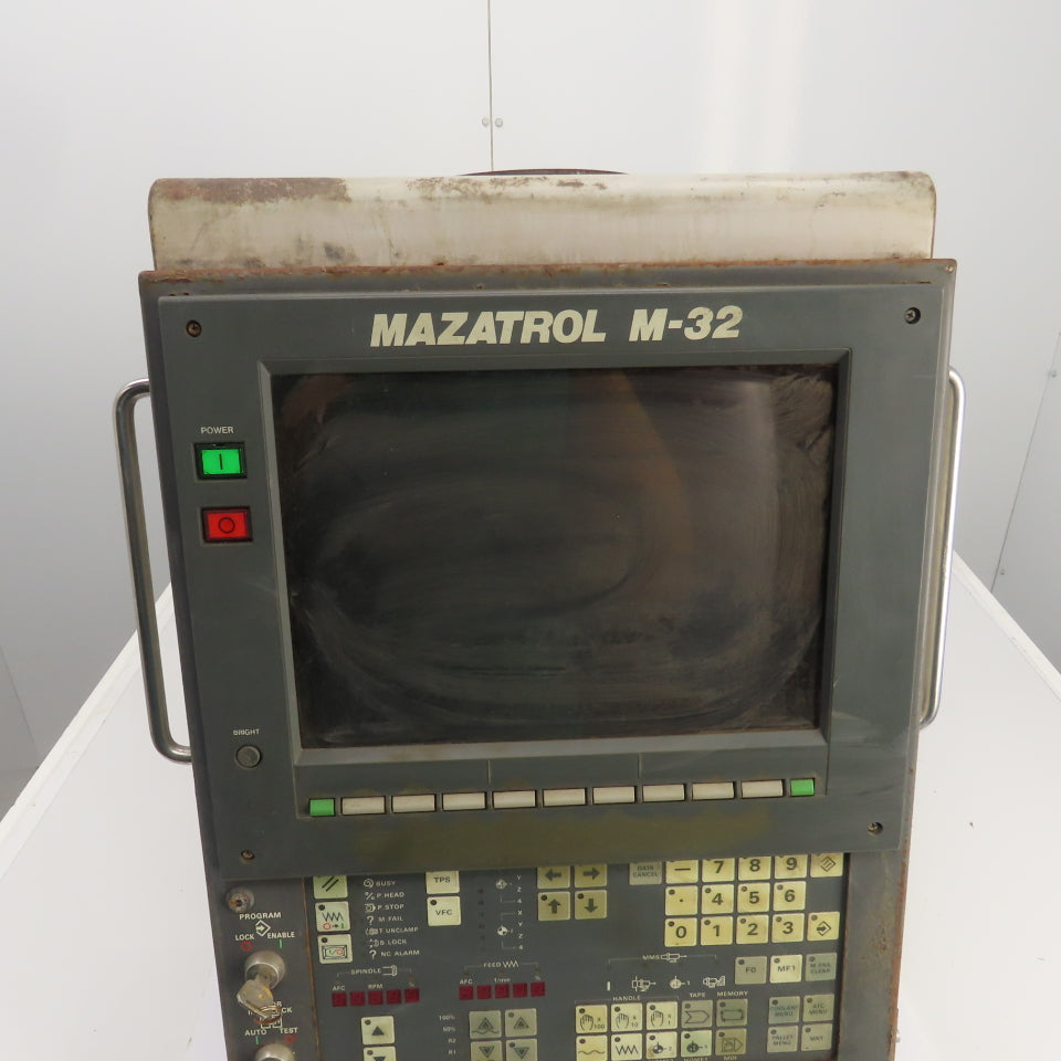 Mazatrol M-32 Operator Control Panel Mazak M-32 MTV414/22 Machining Center