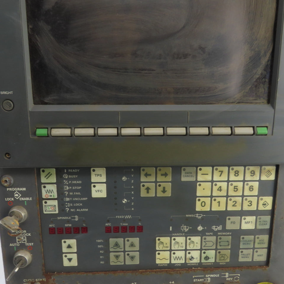 Mazatrol M-32 Operator Control Panel Mazak M-32 MTV414/22 Machining Center
