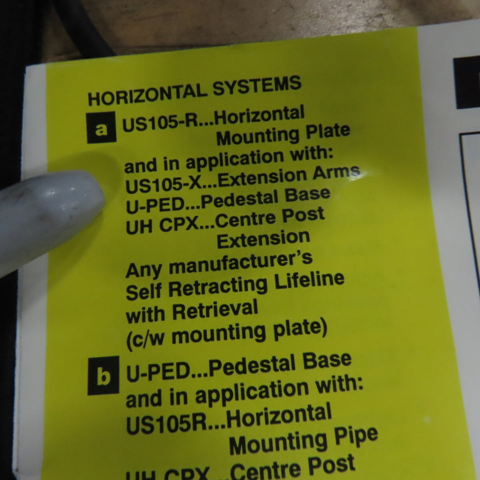 Uni-Hoist US105-X Confined Space Extension Arm For Self Retracting Lifeline