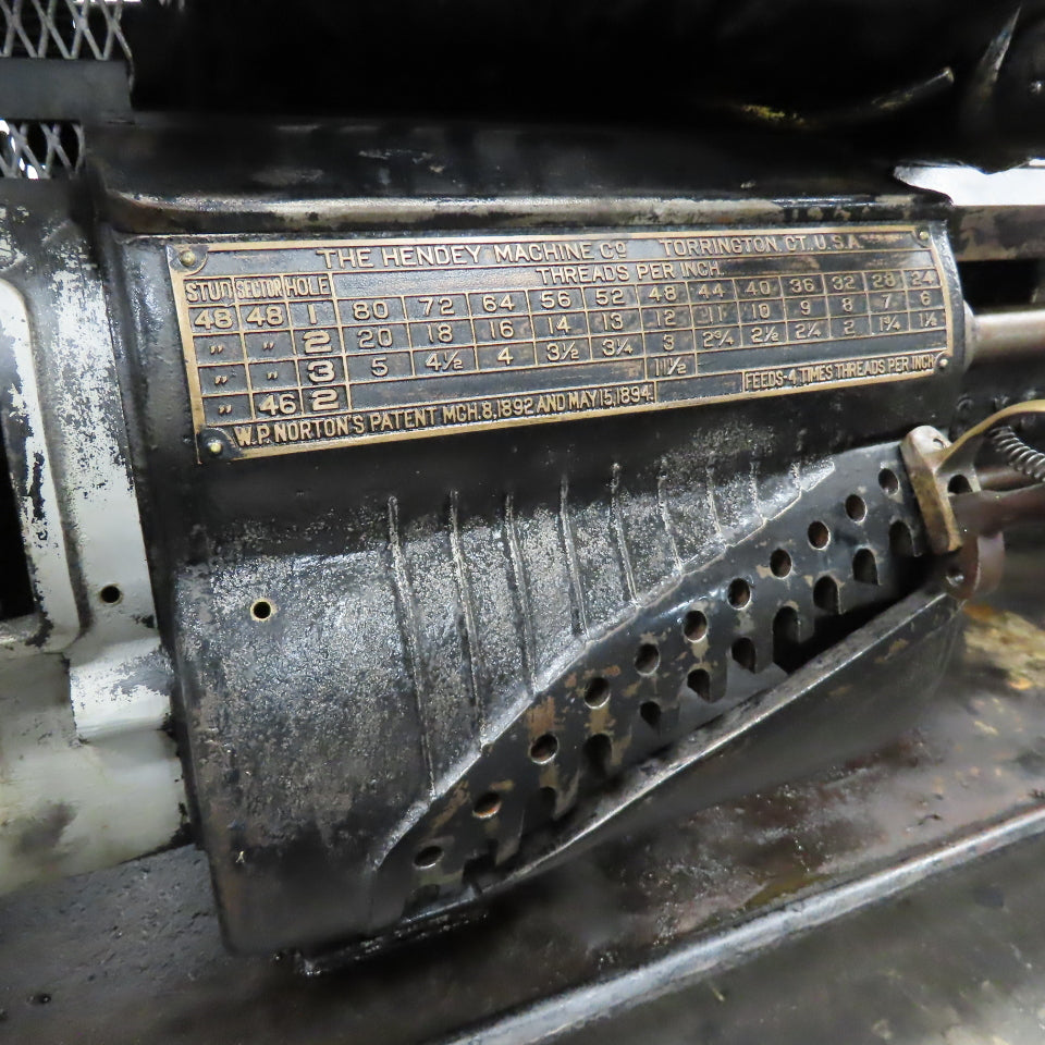 Hendey 16x6 Antique Geared Engine Toolroom Lathe 208V 3Ph 16" Swing 60" Bed