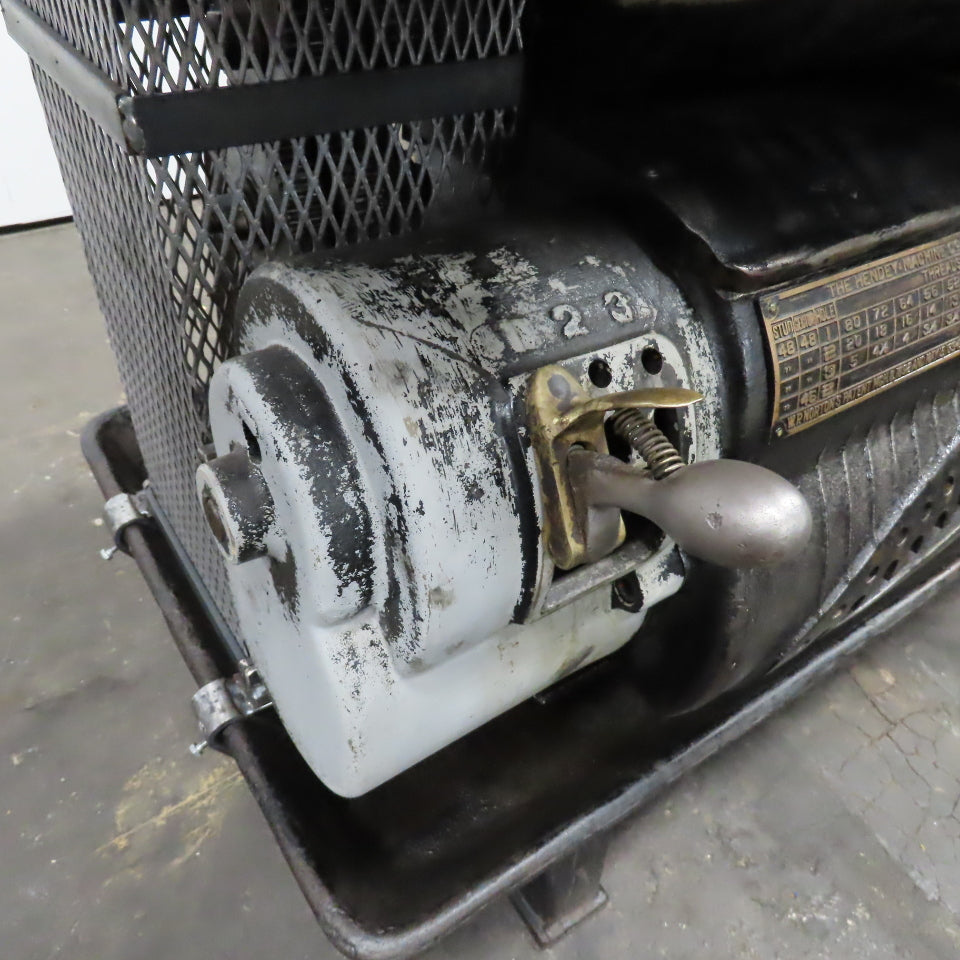 Hendey 16x6 Antique Geared Engine Toolroom Lathe 208V 3Ph 16" Swing 60" Bed