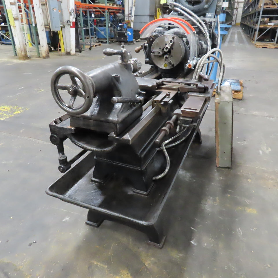Hendey 16x6 Antique Geared Engine Toolroom Lathe 208V 3Ph 16" Swing 60" Bed