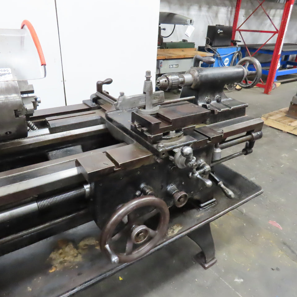 Hendey 16x6 Antique Geared Engine Toolroom Lathe 208V 3Ph 16" Swing 60" Bed