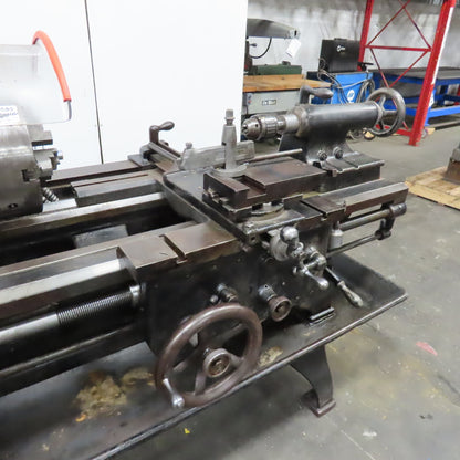 Hendey 16x6 Antique Geared Engine Toolroom Lathe 208V 3Ph 16" Swing 60" Bed