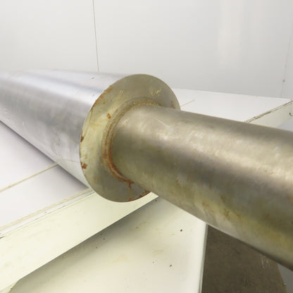 4-1/4" OD x 48" Face Width Weighted Take Up Roller 2" Drive Shaft 66-1/4" OAL