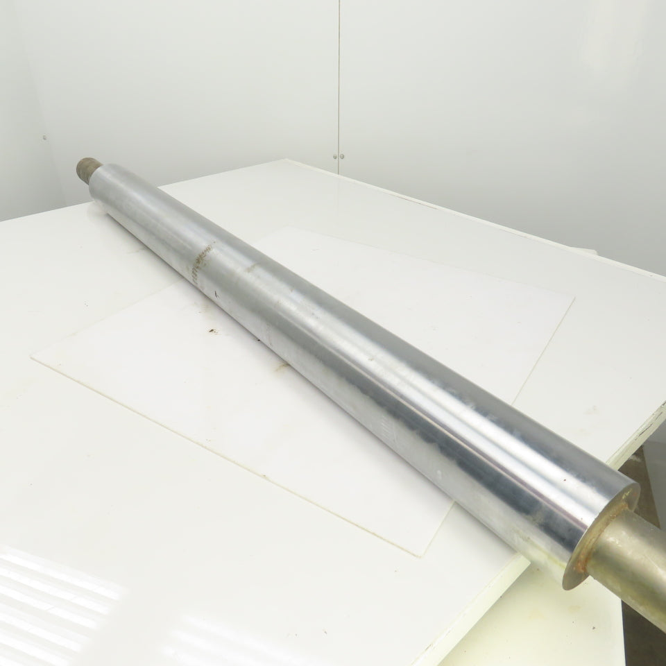 4-1/4" OD x 48" Face Width Weighted Take Up Roller 2" Drive Shaft 66-1/4" OAL