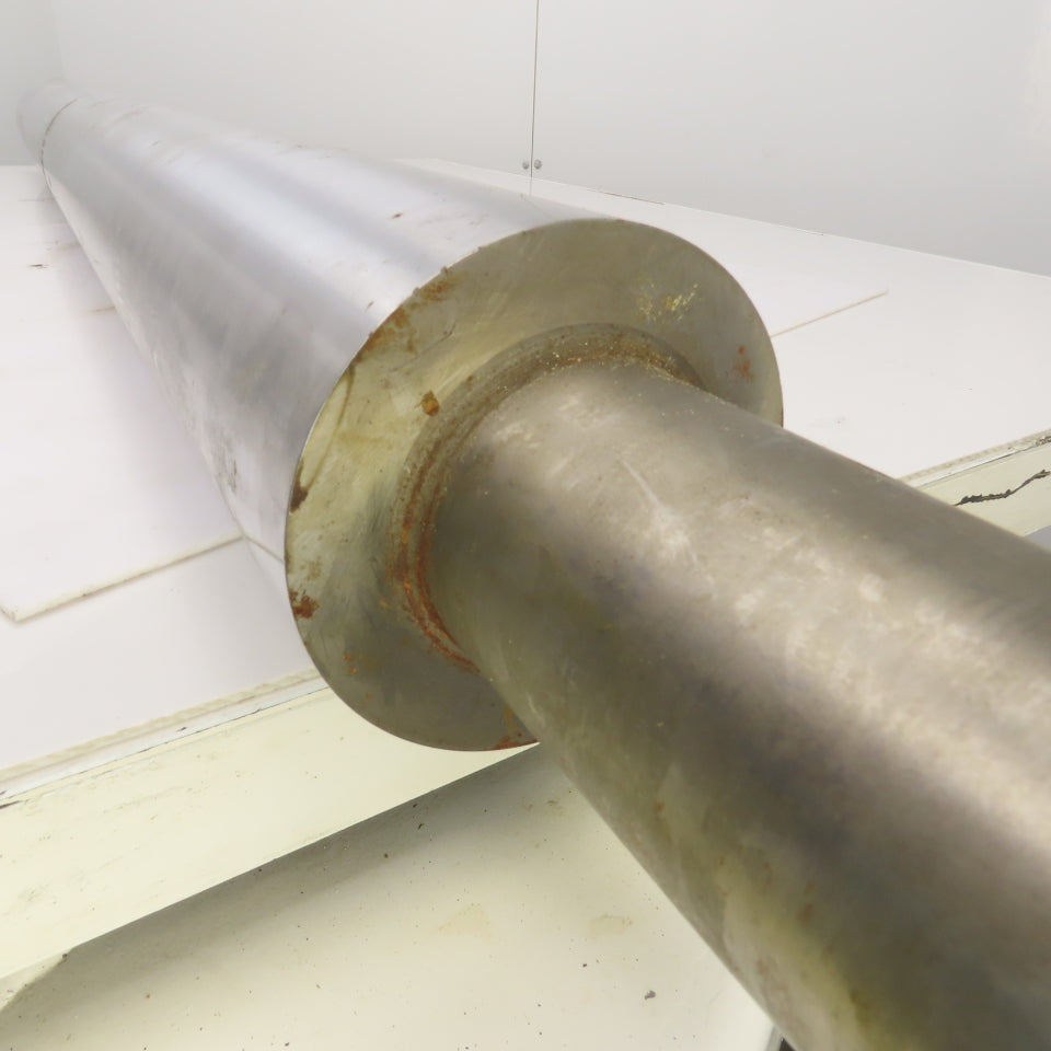 4-1/4" OD x 48" Face Width Weighted Take Up Roller 2" Drive Shaft 66-1/4" OAL