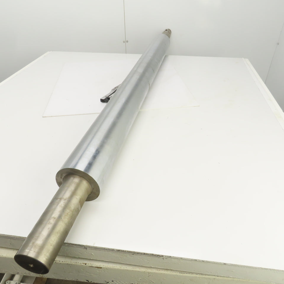 4-1/4" OD x 48" Face Width Weighted Take Up Roller 2" Drive Shaft 66-1/4" OAL