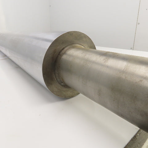 4-1/4" OD x 48" Face Width Weighted Take Up Roller 2" Drive Shaft 66-1/4" OAL