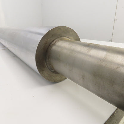 4-1/4" OD x 48" Face Width Weighted Take Up Roller 2" Drive Shaft 66-1/4" OAL