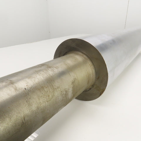4-1/4" OD x 48" Face Width Weighted Take Up Roller 2" Drive Shaft 66-1/4" OAL