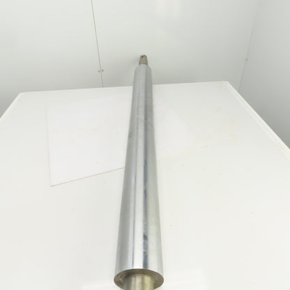 4-1/4" OD x 48" Face Width Weighted Take Up Roller 2" Drive Shaft 66-1/4" OAL