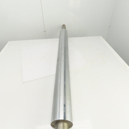 4-1/4" OD x 48" Face Width Weighted Take Up Roller 2" Drive Shaft 66-1/4" OAL