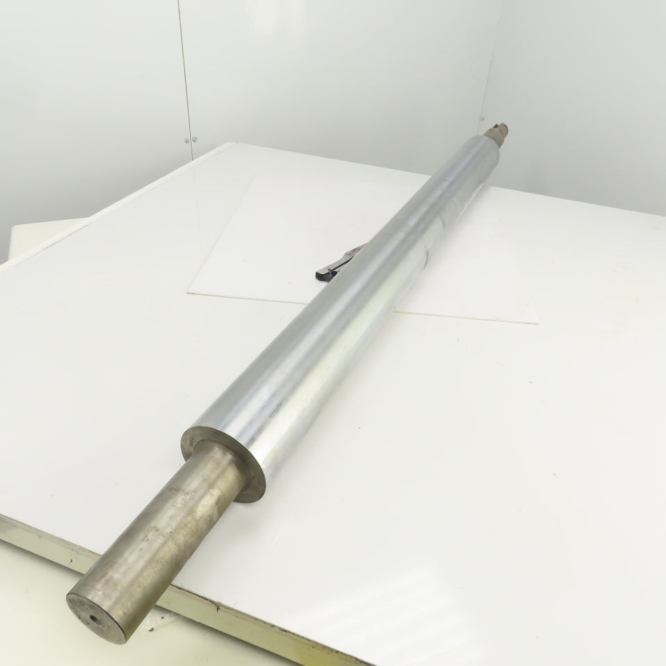 4-1/4" OD x 48" Face Width Weighted Take Up Roller 2" Drive Shaft 66-1/4" OAL