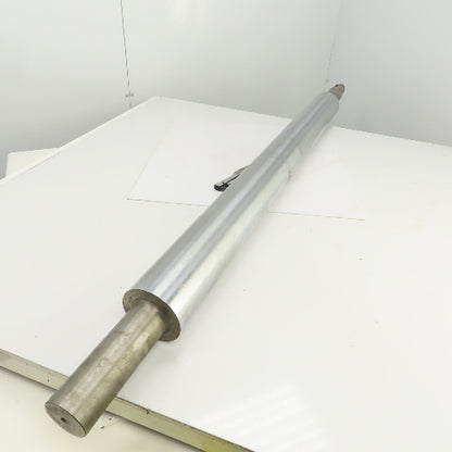 4-1/4" OD x 48" Face Width Weighted Take Up Roller 2" Drive Shaft 66-1/4" OAL