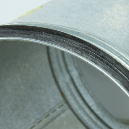 Size 8 Sure-Seal Style 24 Gauge 45 Degree Elbow Spiral Duct Fitting 7-7/8" OD