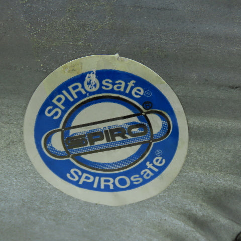 Size 6 Spirosafe 24 Gauge Tee Connector Spiral Duct Fitting 5-7/8" OD
