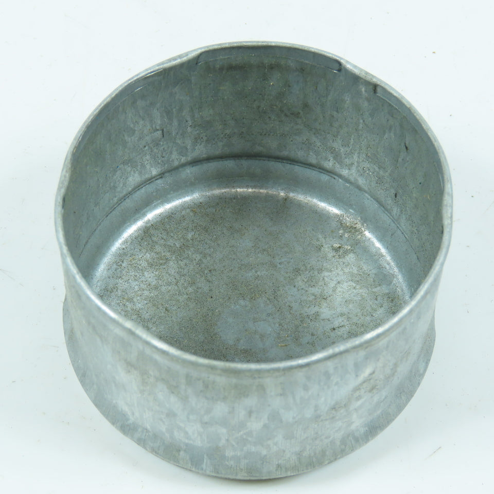 Size 3 Galvanized Steel 24 Gauge End Cap Spiral Duct Fitting 2-7/8" OD Lot/5