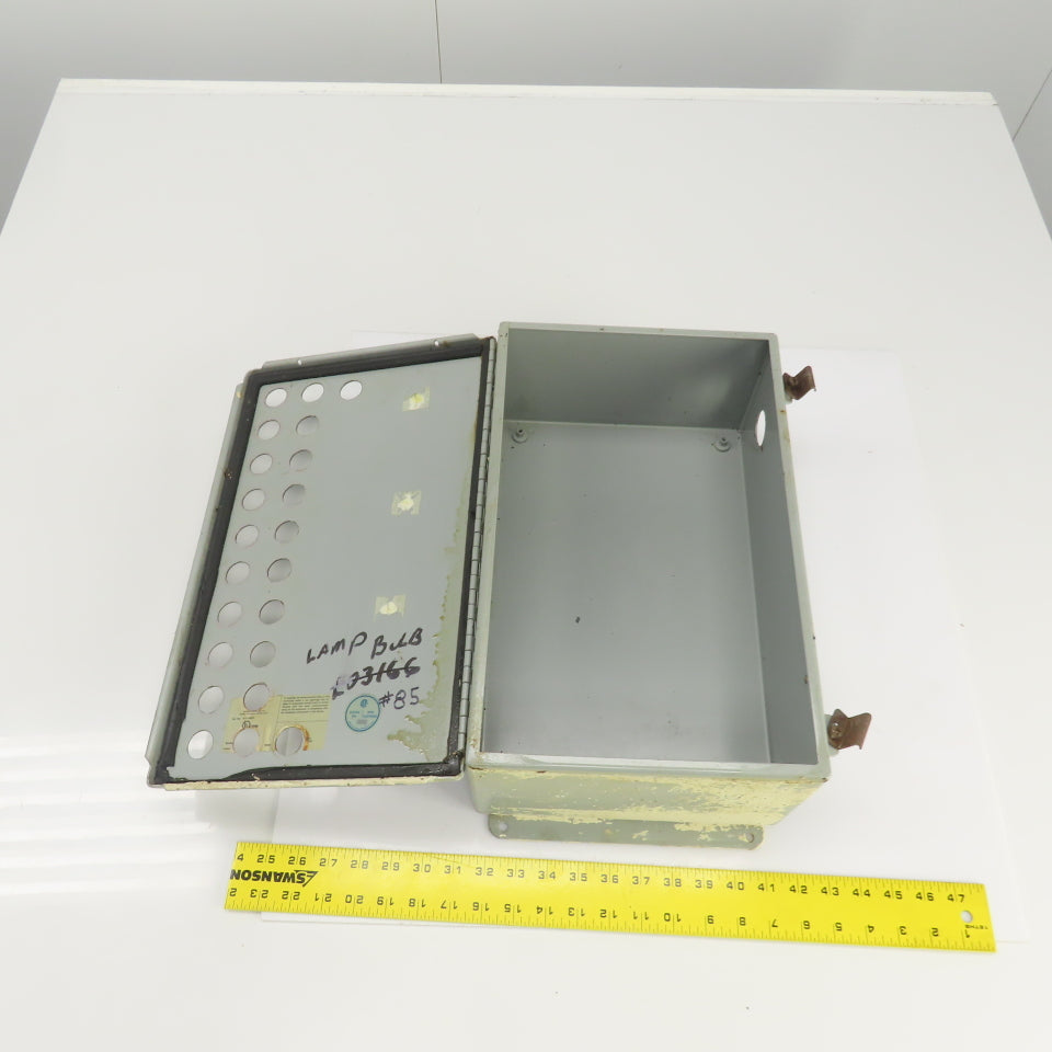 Hoffman A-16106CH 16" x 10" x 6" Electrical Enclosure W/Hinged Door