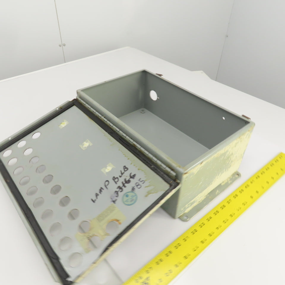 Hoffman A-16106CH 16" x 10" x 6" Electrical Enclosure W/Hinged Door