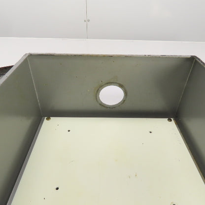 Hoffman 14" x 12" x 6" Electrical Enclosure W/Backplate & Hinged Door