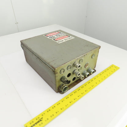 Hoffman 14" x 12" x 6" Electrical Enclosure W/Backplate & Hinged Door