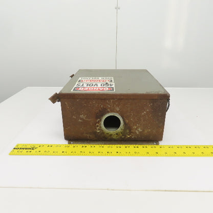 Hoffman 14" x 12" x 6" Electrical Enclosure W/Backplate & Hinged Door