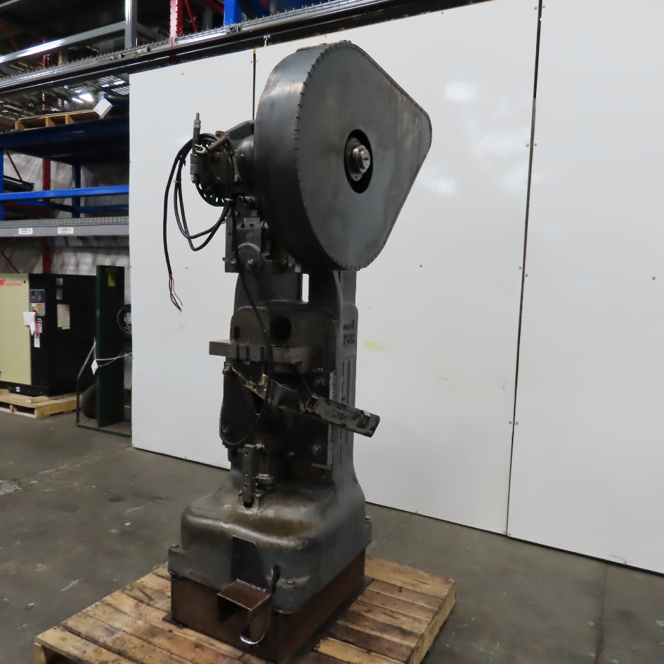 Rousselle 25H 25 Ton 208/480V 2" Stroke Adjustable Bed Horn Punch Press Tested