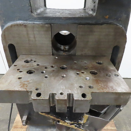 Rousselle 25H 25 Ton 208/480V 2" Stroke Adjustable Bed Horn Punch Press Tested