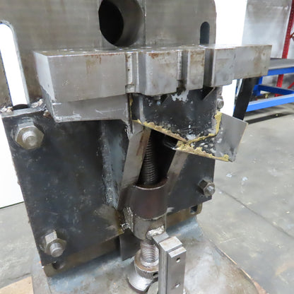 Rousselle 25H 25 Ton 208/480V 2" Stroke Adjustable Bed Horn Punch Press Tested