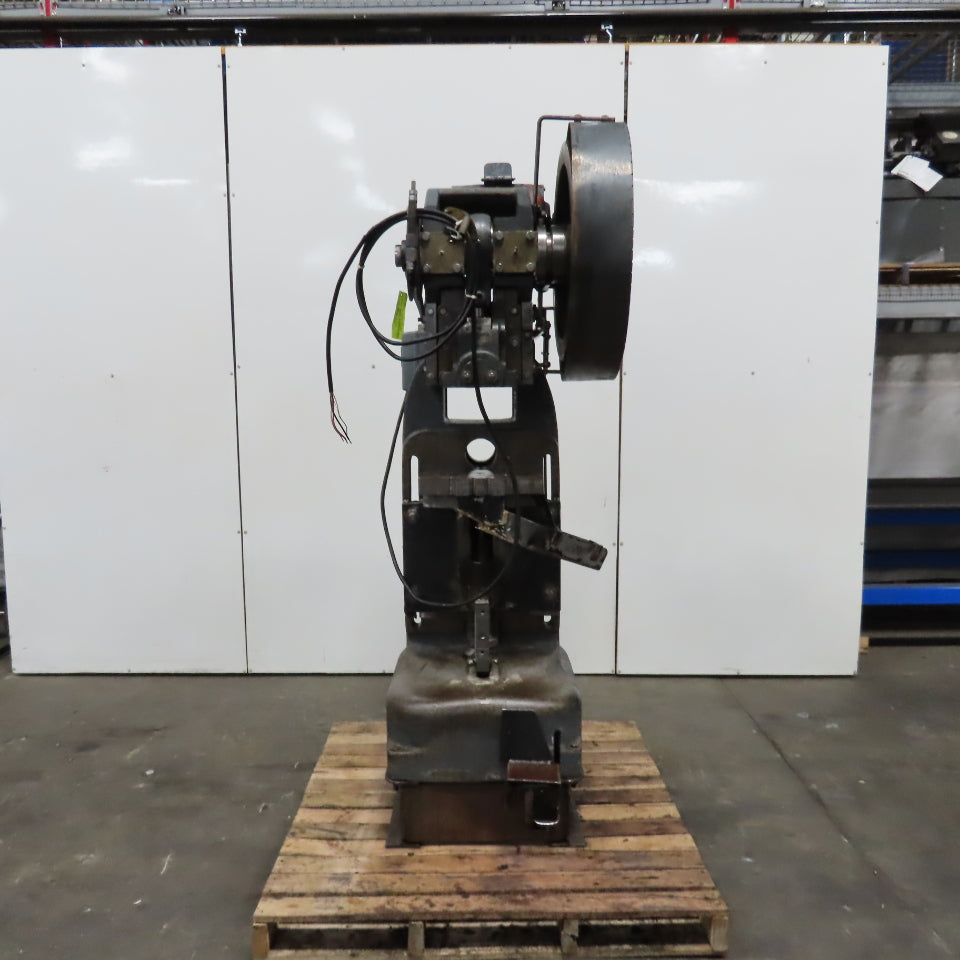 Rousselle 25H 25 Ton 208/480V 2" Stroke Adjustable Bed Horn Punch Press Tested